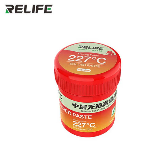 RELIFE RL-406 227°C HIGH TEMPERATURE LEAD FREE TIN PASTE