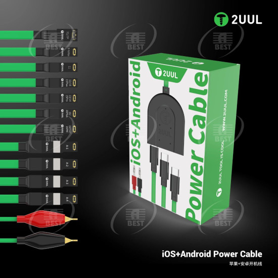 2UUL PW02 Power Boot Cable for iPhone 8–16PM and Android