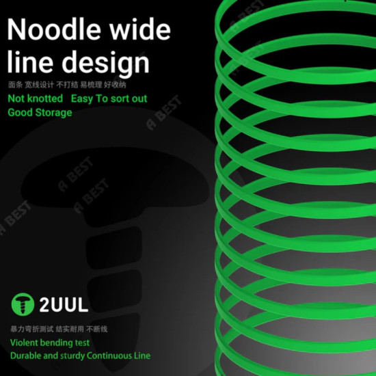 2UUL PW02 Power Boot Cable for iPhone 8–16PM and Android
