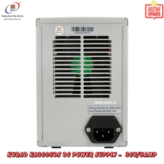 KORAD KA-3005DS PROGRAMMABLE DC POWER SUPPLY ( 30V ~ 5AMP )