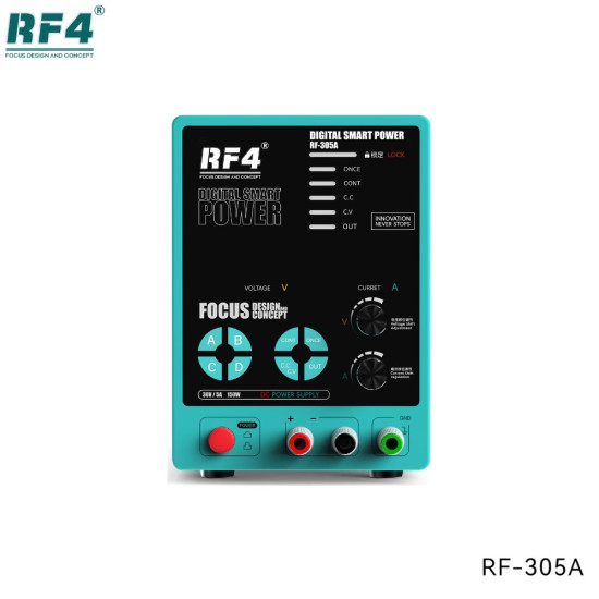 RF4 RF-305A MULTIFUNCTIONAL ADJUSTABLE DC POWER SUPPLY WITH SHORTKILLER FUNCTION - ( 30V / 5AMP )