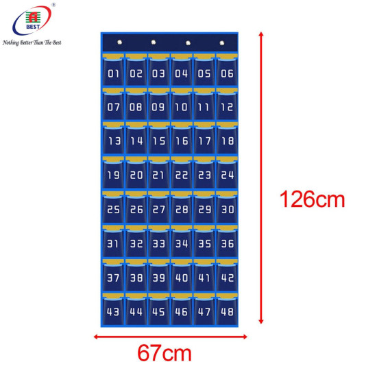 48 POCKETS HANGING STORAGE ORGANIZER FOR PHONES & ACCESSORIES