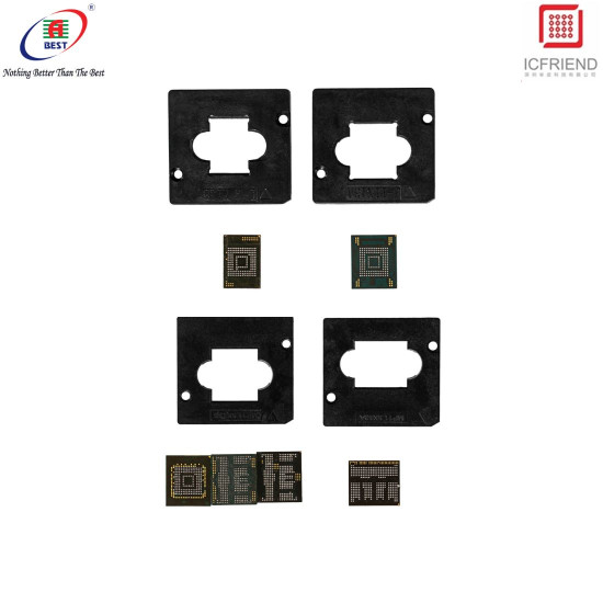 IC FRIEND 6IN1 UFS BGA153 / BGA254 / BGA297 SOCKET FOR EASY JTAG PLUS BOX - (SIMPLFIED VERSION)