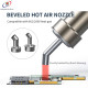 45° BEVELED DIRECT BLOWING HOT AIR NOZZLES FOR QUICK 2008 / 858D HOT AIR GUN - 8MM