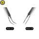 Mechanic Aaa-14 / Aaa-15 Ultra Fine High Hardness Stainless Steel Tweezers for Mobile Phone Repair