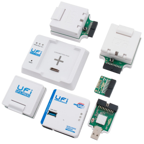 UFI BOX INDIAN + UFI UFS PROGRAMMER BGA-153 / BGA-254 / BGA-095