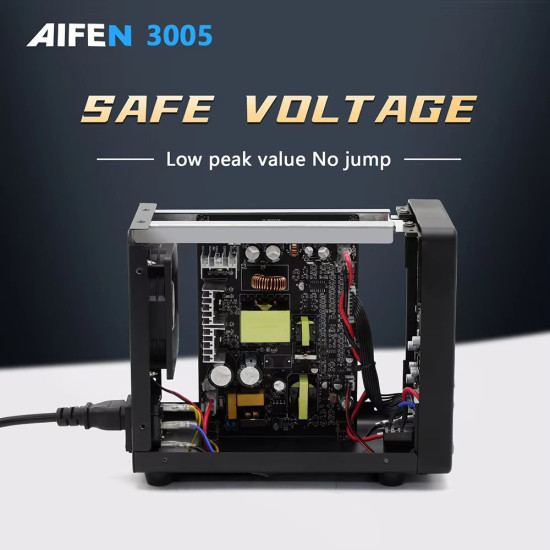 AIFEN 3005 (30V~5A) INTELLIGENT ADJUSTABLE DC REGULATE SWITCH POWER SUPPLY - 150W