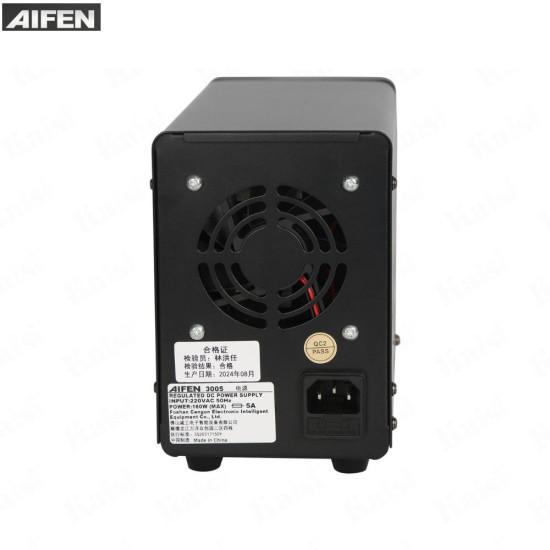 AIFEN 3005 (30V~5A) INTELLIGENT ADJUSTABLE DC REGULATE SWITCH POWER SUPPLY - 150W