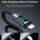 JOYROOM PRISM SERIES C TYPE TO LIGHTNING 20W CHARGING CABLE WITH DIGITAL DISPLAY - 1.2M