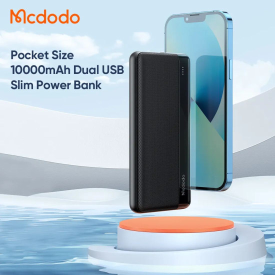 MCDODO MC136 MIG SERIES DUAL USB POWER BANK - 10000mAh