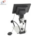 B1200 DIGITAL MICROSCOPE WITH 7 INCH LARGE HD DISPLAY (1-1200X) CONTINUOUS AMPLIFICATION MAGNIFIER WITH METAL STAND AND TWO AUXILIARY LIGHTS