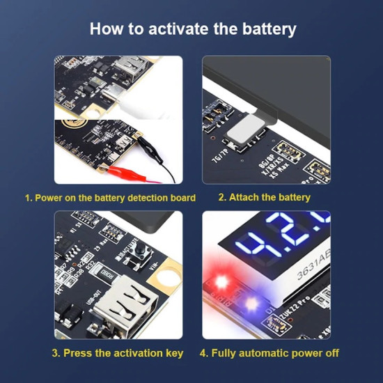 MECHANIC BA27 BATTERY ACTIVATION DETECTION BOARD FOR IPHONE AND ANDROID