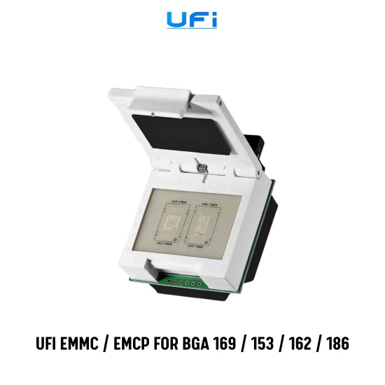 UFI EMMC / EMCP FOR BGA 169 / 153 / 162 / 186 ADAPTER SOCKET