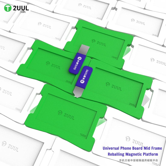 2UUL BH11 UNIVERSAL MOBLIE PHONE MIDDLE LAYER FRAME BGA REBALLING MAGNETIC PLATFORM