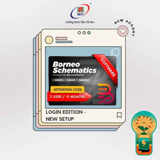 BORNEO SCHEMATICS HARDWARE TOOL 2 USER FOR 6 MONTHS