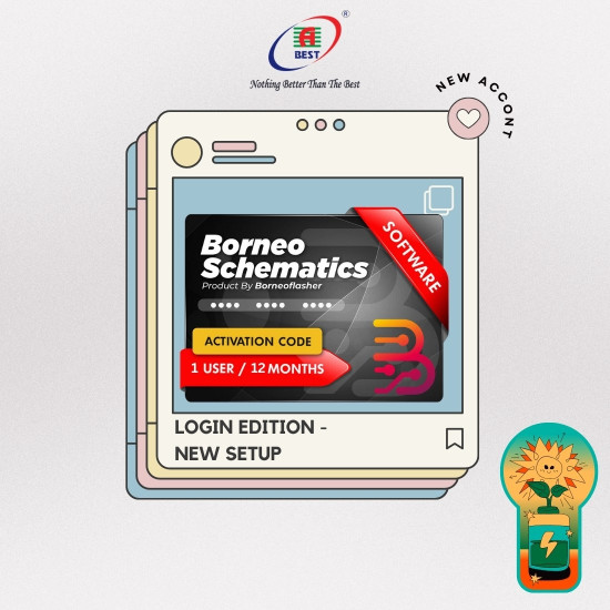 BORNEO SCHEMATICS HARDWARE TOOL 1 USER FOR 12 MONTHS