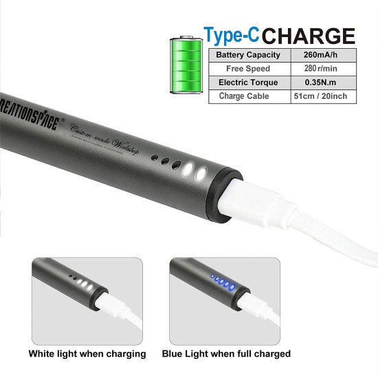 DUCATIONSPACT CS01D ELECTRIC SCREWDRIVER WITH 20 SCREW BITS