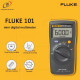 FLUKE 101 MINI AUTO RANGE DIGITAL MULTIMETER FOR AC / DC VOLTAGE FREQUENCY DUTY CYCLE TEST - 600 MV TO 600 V 