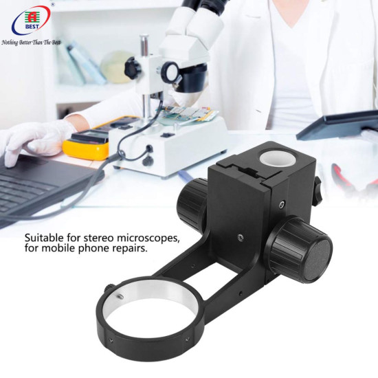 ZOOM ADJUSTABLE STEREO MICROSCOPE FOCUS STAND BRACKET - 76MM