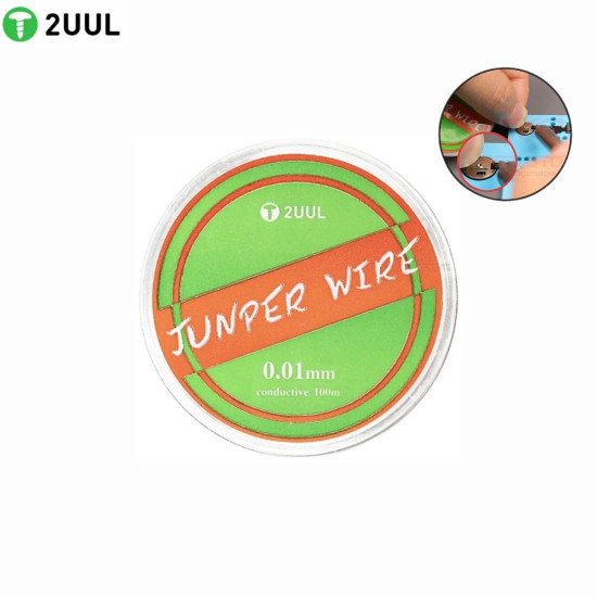 2UUL FX-001 ULTRA-FINE JUMPER WIRE FOR MOBILE PHONE PCB WELDING REPAIR - 100M