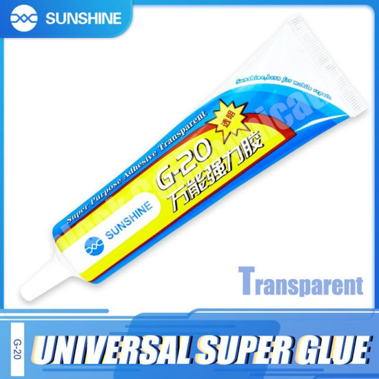 SUNSHINE G20 MULTIFUNCTION TRANSPARENT ADHESIVE (50ML)