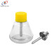 CONE SHAPE ALCOHOL DISPENSER GLASS BOTTLE WITH CONICAL PUMP - 180ML 