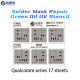 JTX GS-01 Green UV Solder Mask Stencil Kit for Qualcomm IC Repair - 17 Pcs JTX GS-01 Green UV Solder Mask Stencil Kit for Qualcomm IC Repair - 17 Pcs