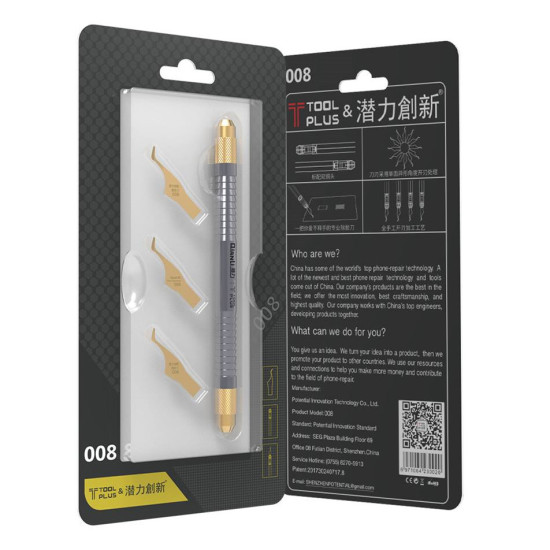 QIANLI TOOLPLUS 008 UNDERFILL BLACK GLUE REMOVER