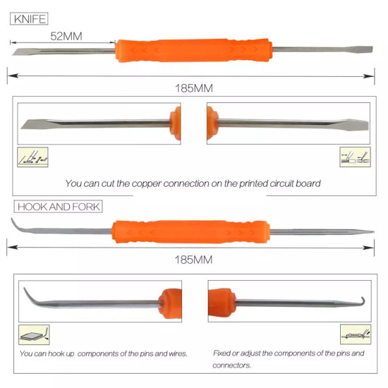 BEST BST SA-10 SOLDER ASSIST AND AID TOOL - 6PCS