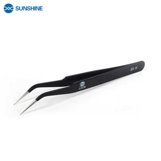 SUNSHINE SS-15 ANTI-STATIC ESD CURVED TWEEZER