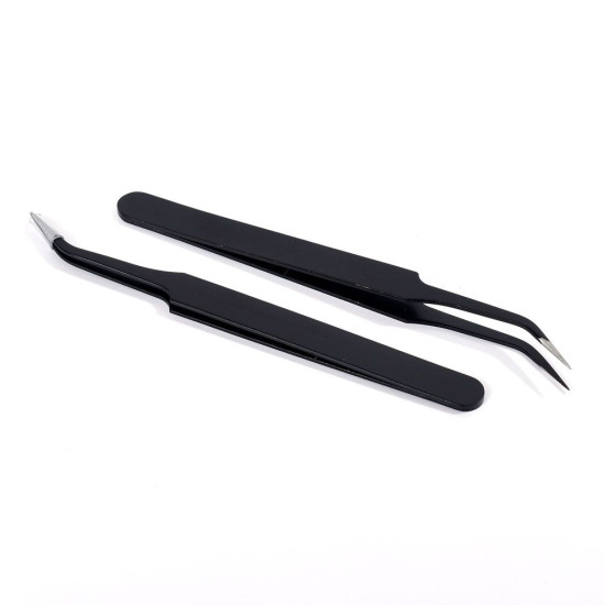 SUNSHINE SS-15 ANTI-STATIC ESD CURVED TWEEZER