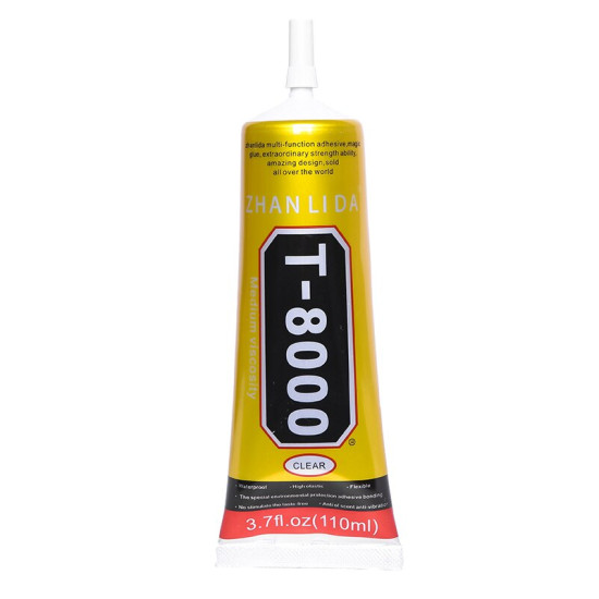 T-8000 GLUE 110ML CLEAR ADHESIVE