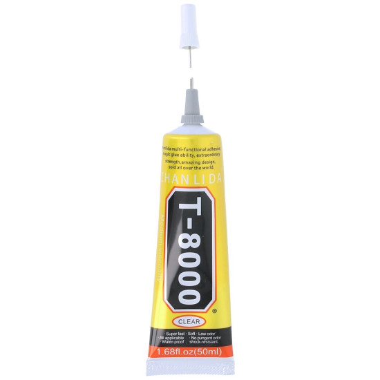 T-8000 GLUE 50ML CLEAR ADHESIVE