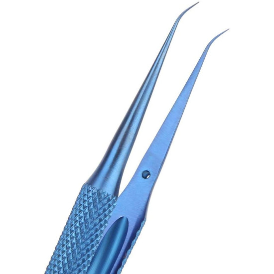 0.15 TITANIUM ALLOY ULTRAPRECISE TWEEZER - CURVED