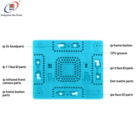 HONG HAI TONG MAGIC PAD HIGH TEMPERATURE RESISTANT SILICONE PAD FOR CPU REBALLING & FACE ID REPAIR