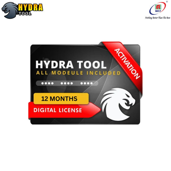 HYDRA TOOL MULTI-PLATFORM FULL FEATURED SERVICE SOFTWARE FOR PHONE REPAIR SOLUTIONS - 12 MONTHS