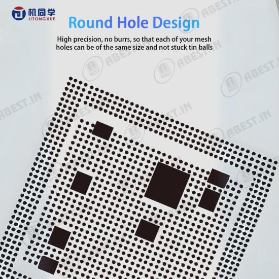 JTX GS-01 Green UV Solder Mask Stencil Kit for iPhone Qualcomm IC Repair