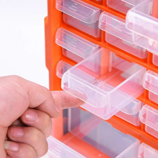 KAILIWEI K-504 MULTI FUNCTION STORAGE BOX WITH 60 DRAWERS FOR SPARE PARTS AND COMPONENTS 