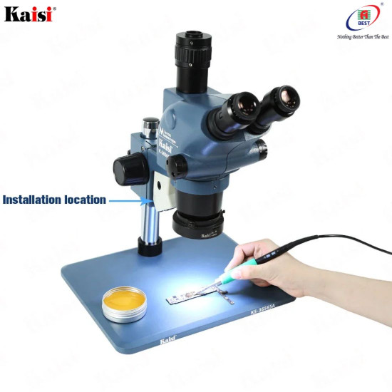 KAISI MA3+ MICROSCOPE EXHAUST FAN EFFECTIVE EXTRACTION WELDING OIL GAS FUME FOR MOBILE PHONE REPAIR