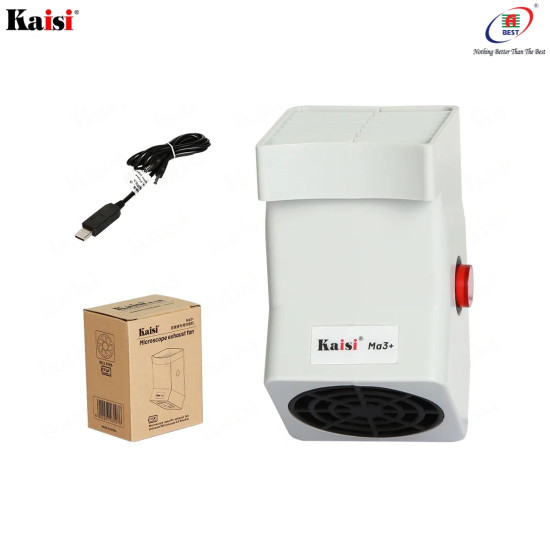 KAISI MA3+ MICROSCOPE EXHAUST FAN EFFECTIVE EXTRACTION WELDING OIL GAS FUME FOR MOBILE PHONE REPAIR