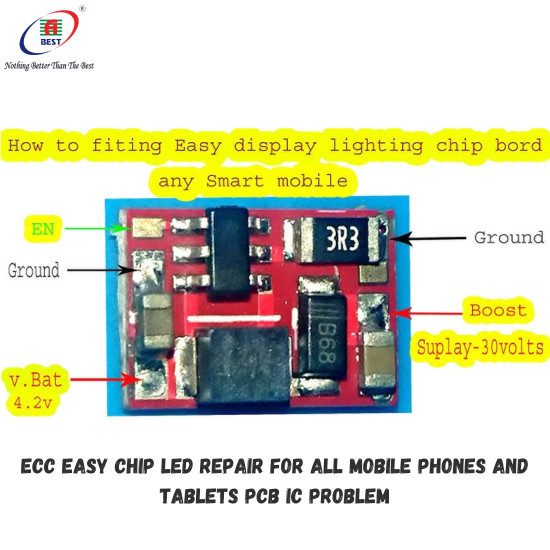 ECC UNIVERSAL EASY LIGHT CIRCUIT CHIP FOR ALL MOBILES OR TABLETS