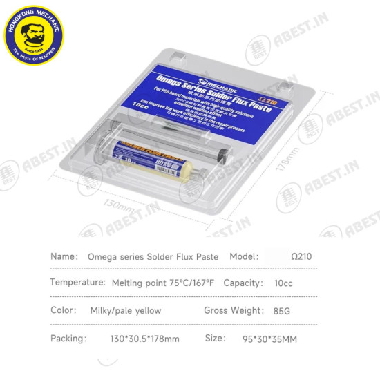 Mechanic 210 Omega Series Solder Flux Paste for BGA SMD Rework