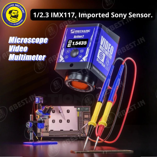 Mechanic Action-2 38MP Microscope Camera with Video Multimeter Function