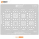 AMAOE MQ1 to MQ4 Series Reballing Stencil for MT6771V, SDM845B AMAOE MQ1 to MQ4 Series Reballing Stencil for MT6771V, SDM845B