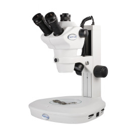 GSM SOURCES 4X-100X STEREO MICROSCOPE WF10X/22 EYEPIECES MOBILE PHONE REPAIR MICROSCOPE UPPER AND LOWER LED LIGHT SOURCE