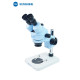 SUNSHINE SZM45T-B1 TRINOCULAR HD STEREO MICROSCOPE WITH LIGHT AND 0.5X LENS