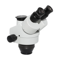 ABEST S-500 7X-45X 360° ROTATION TRINOCULAR MICROSCOPE WITH ADJUSTABLE LED LIGHT - EXCLUSIVE QUALITY ( WITHOUT CTV LENS )