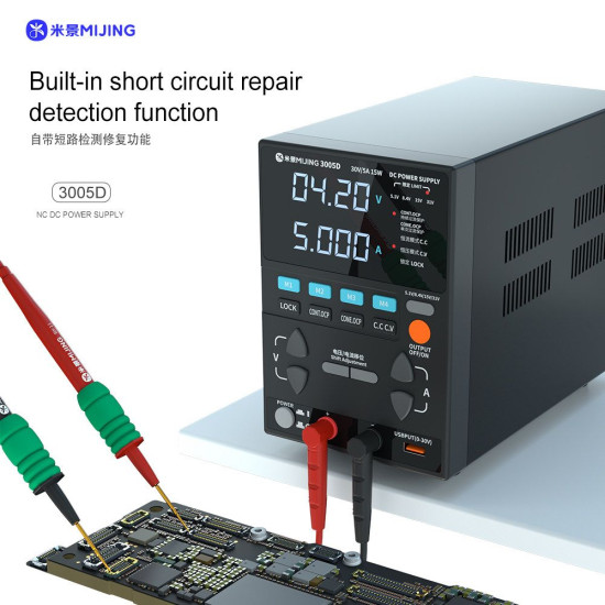 MIJING 3005D MULTIFUNCTIONAL HIGH PRECISION ADJUSTABLE DC STABILIZED POWER SUPPLY - ( 31V~5AMP )