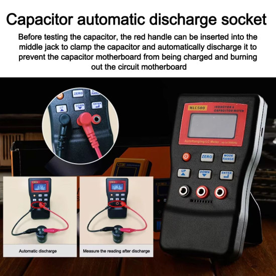 MLC500 ELECTRONIC CAPACITANCE/INDUCTANCE MULTIMETER FOR LC RC OSCILLATION - 500 KHZ 