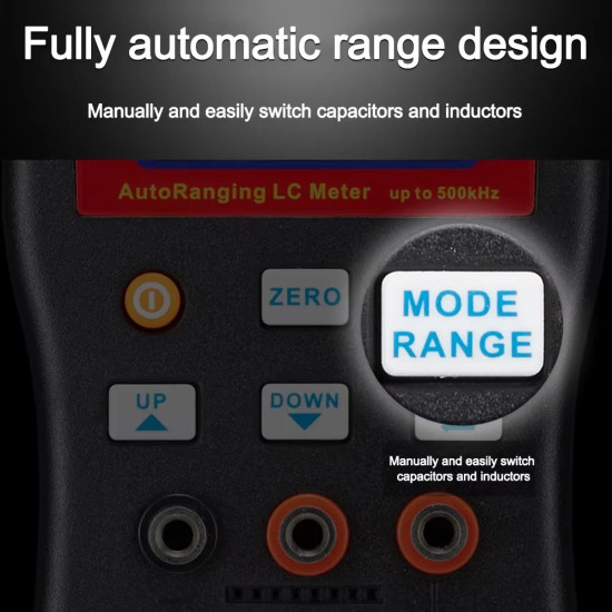 MLC500 ELECTRONIC CAPACITANCE/INDUCTANCE MULTIMETER FOR LC RC OSCILLATION - 500 KHZ 